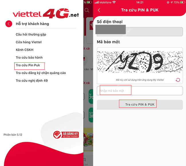 Cách lấy mã OTP trên My Viettel Cách lấy mã OTP trên My Viettel