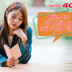 Cách kiểm tra số phút gọi V120