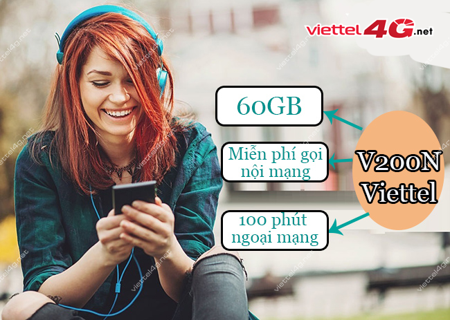 Gói cước V200N Viettel trả sau