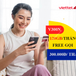 Gói cước V300N Viettel trả sau