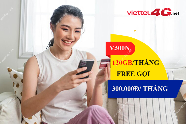 Gói cước V300N Viettel trả sau