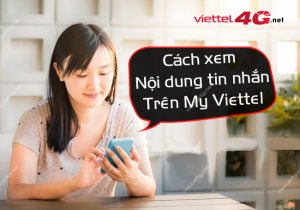 Cách xem nội dung tin nhắn trên My Viettel