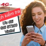 Cách kiểm tra gói ST200 Viettel