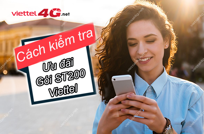 Cách kiểm tra gói ST200 Viettel