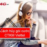 Cách hủy gói cước CTKM Viettel