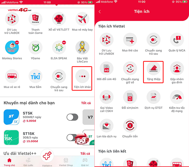 Cách tặng data Viettel cho thuê bao khác qua My Viettel Cách tặng data Viettel cho thuê bao khác qua My Viettel