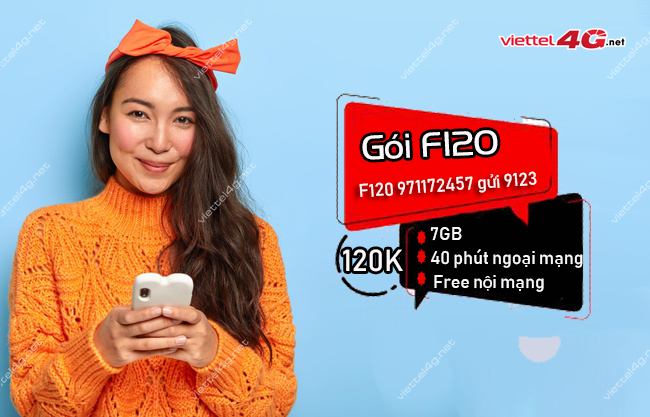Gói cước F120 của Viettel Gói cước F120 của Viettel