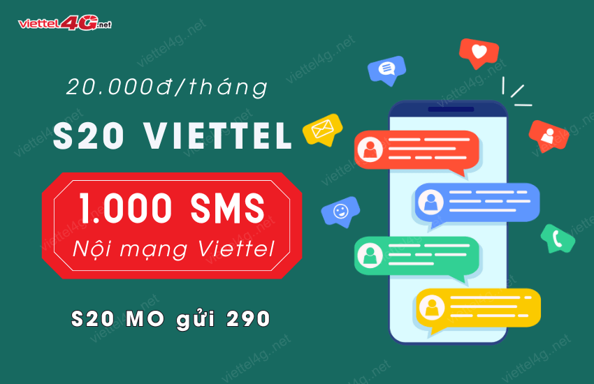 goi cuoc s20 viettel