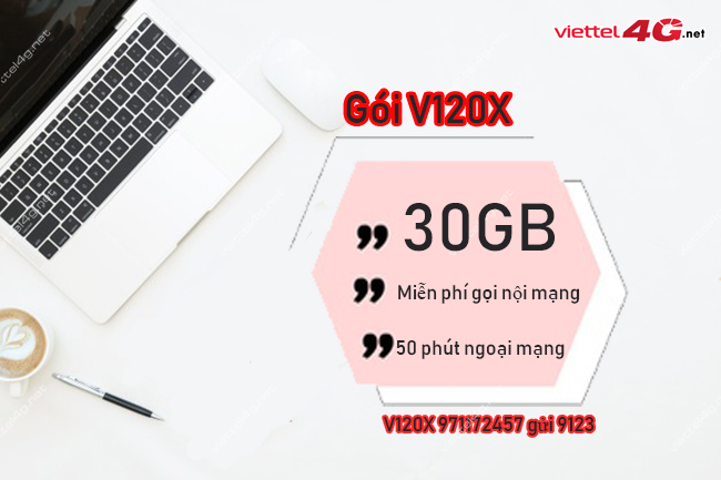 Gói V120X Viettel Gói V120X Viettel
