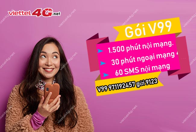 Đăng ký gói V99 Viettel