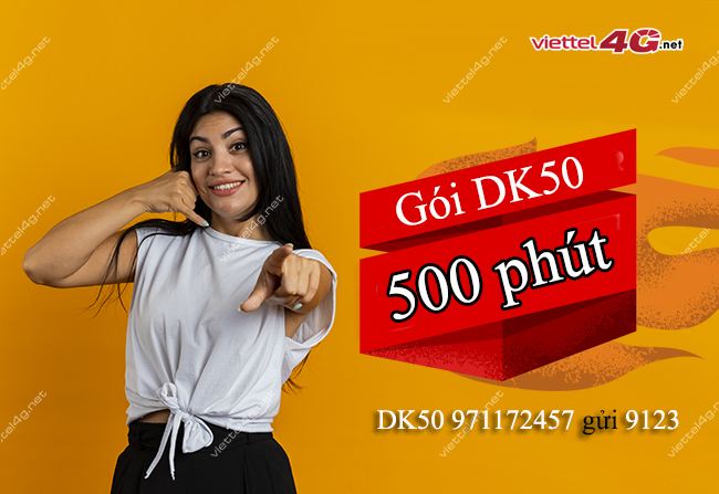 Đăng ký gói DK50 Viettel như thế nào? Đăng ký gói DK50 Viettel t