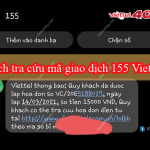 Tra cứu mã giao dịch 155 của Viettel