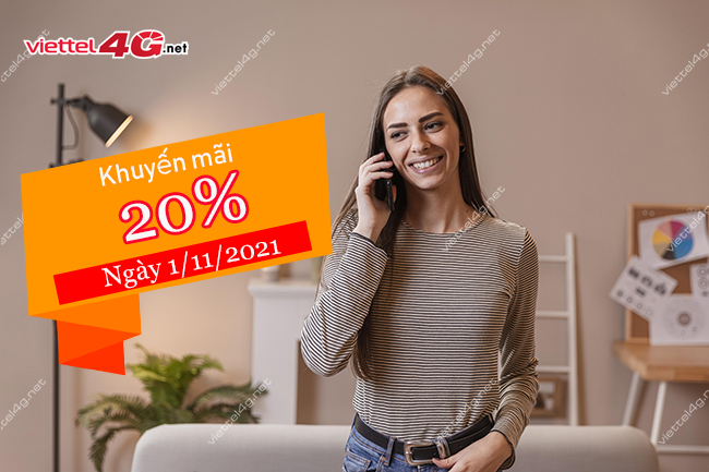 Khuyến mãi Viettel ngày 1/11/2021