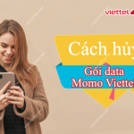 Cách hủy gói data Momo