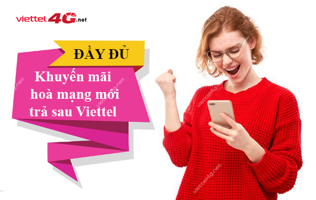 Khuyến mãi chuyển khoản mới trả sau của Vietel