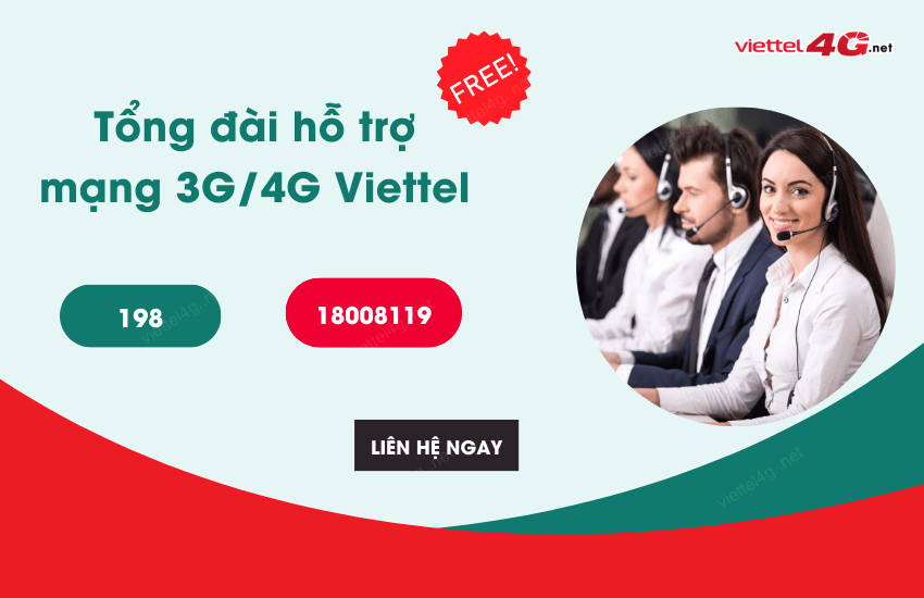 tong dai 3g 4g viettel