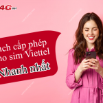 Cách cấp phép cho sim Viettel