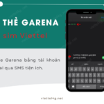 cach mua the garena bang sim viettel