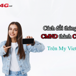 Cách đổi thông tin CMND thành CCCD trên My Viettel