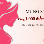 Khuyến mãi tặng điểm Viettel++ mừng 8/3 2022