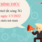 Viettel tắt sóng 3G tại nhiều tỉnh thành từ 1/3/2022