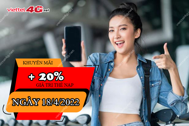 Khuyến mãi viettel ngày 18/4/2022