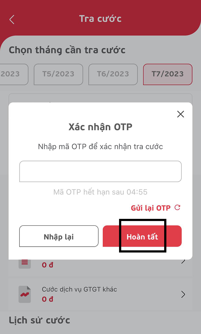 tra cứu lịch sử cuộc gọi trên my viettel