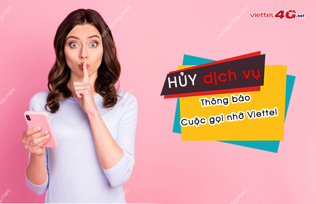 huy dich vu thong bao cuoc goi nho viettel