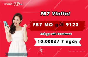 dang ky goi cuoc FB7 Viettel