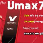 dang ky goi cuoc UMAX70 mang viettel