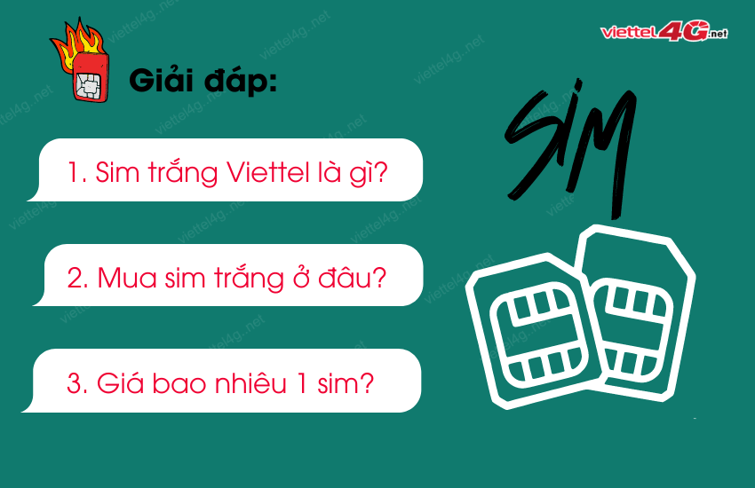 sim trang viettel la gi