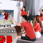 xem 1 tran bong da ton bao nhieu gb