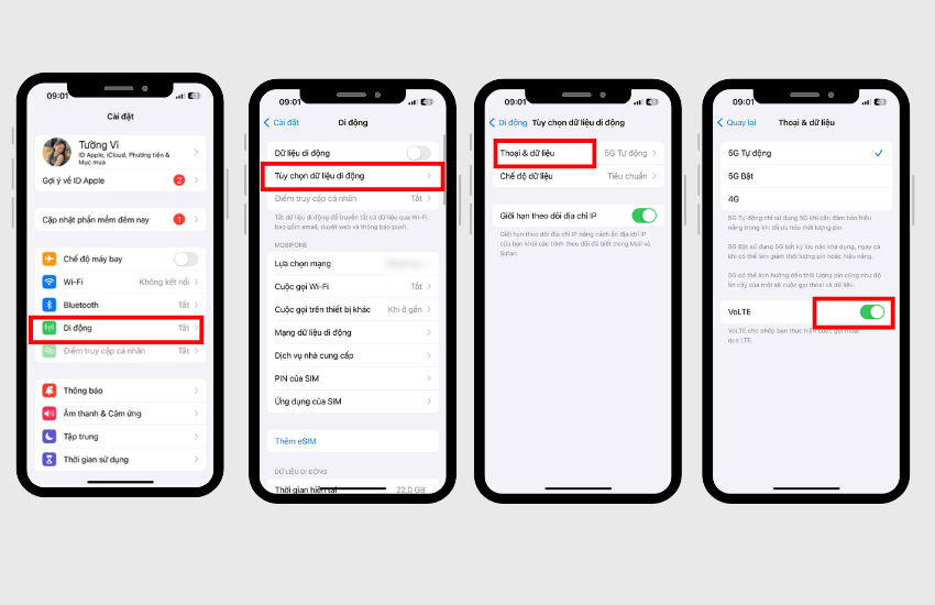 Cach kich hoat VoLTE tren dien thoai iPhone 