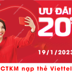 chuong trinh khuyen mai nap the viettel 19 1 2023