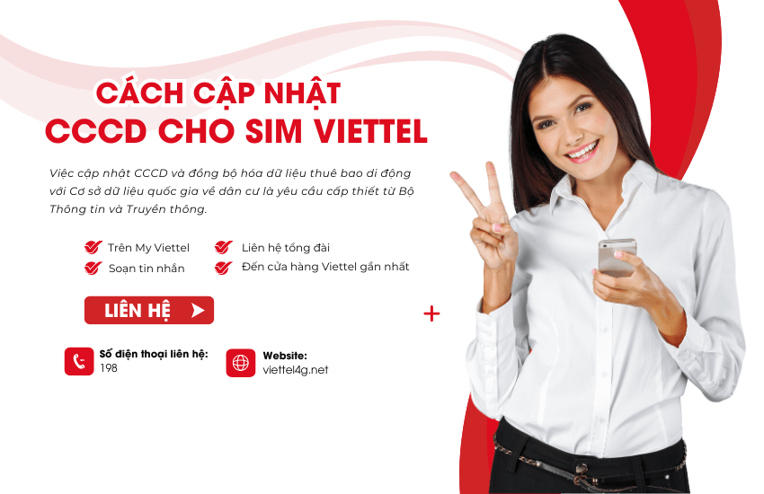cach cap nhat cccd cho sim viettel