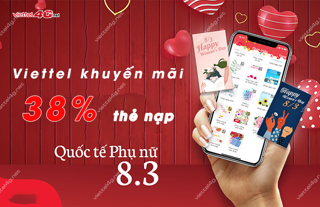 khuyen mai the nap viettel ngay 8 3 2023