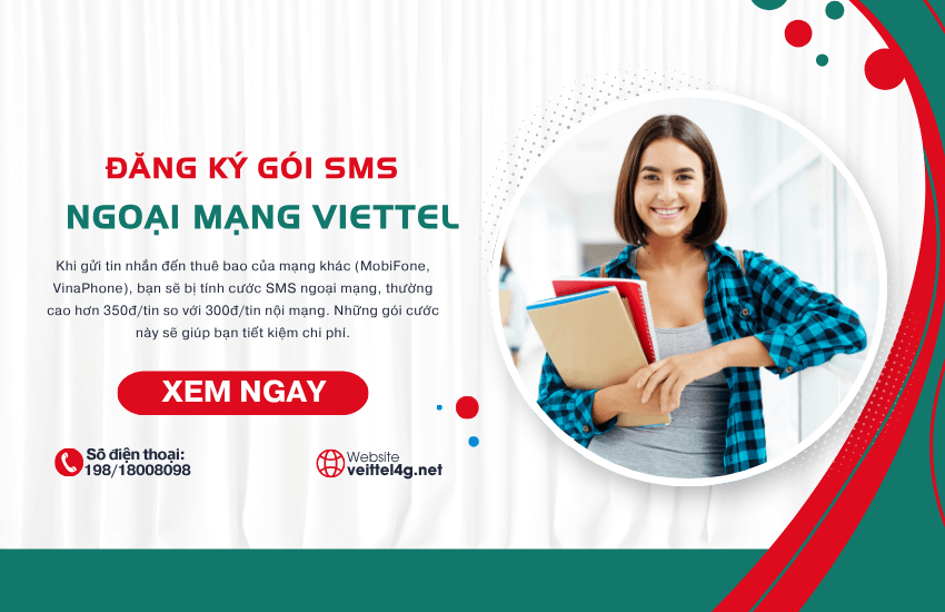 dang ky goi sms ngoai mang viettel