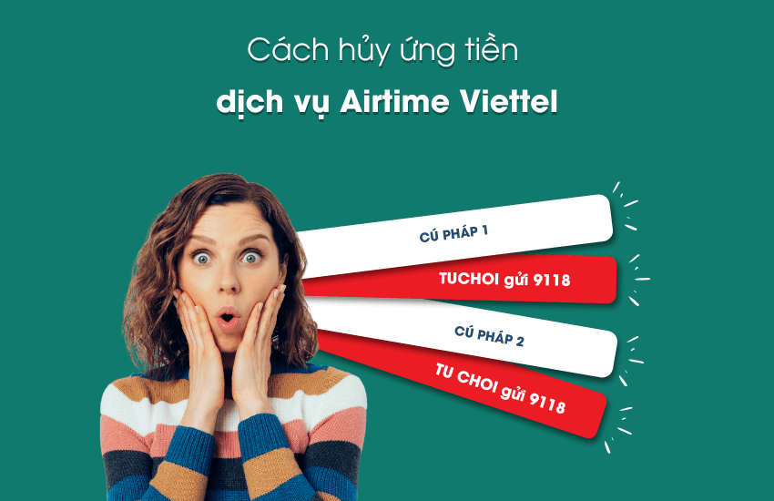 Cach huy dich vu Airtime Viettel qua SMS