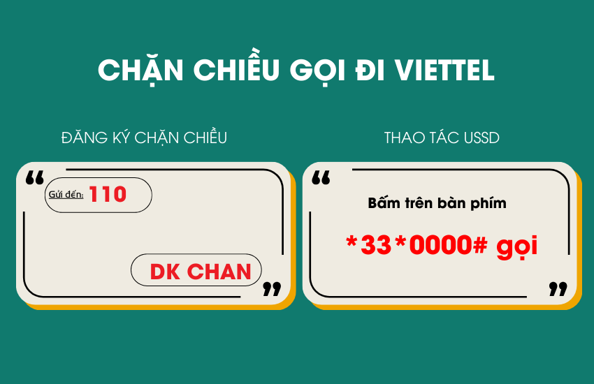 chan chieu goi di viettel tat ca so dien thoai