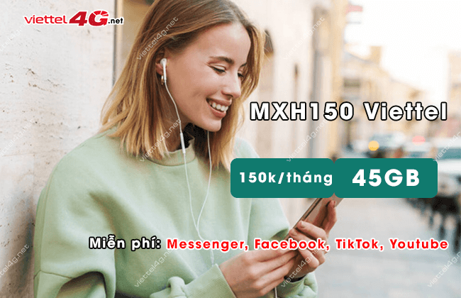 dang ky goi cuoc mxh150 viettel