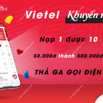 viettel khuyen mai nap 1 duoc 10 the nap