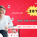 khuyen mai nap the viettel 10 8 2023