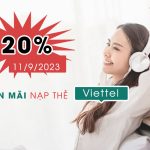 khuyen mai nap the viettel 11 9 2023