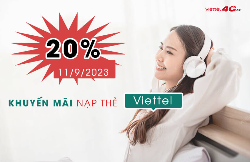 khuyen mai nap the viettel 11 9 2023