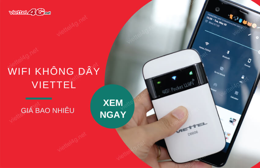 wifi khong day viettel gia bao nhieu