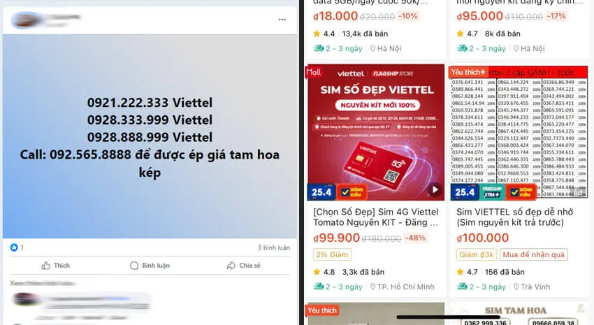 Cach mua sim Viettel online khong can dang ky