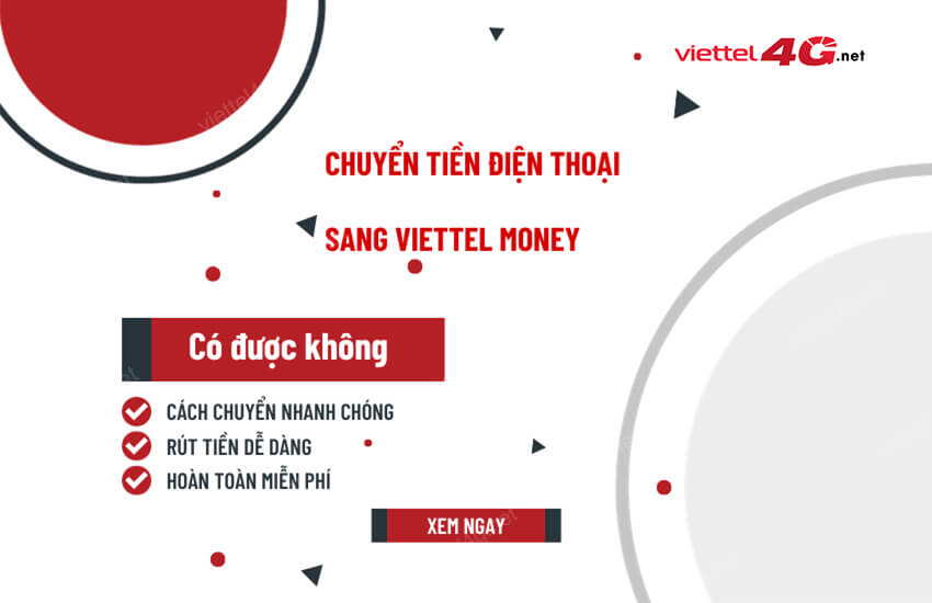 cach chuyen tien dien thoai viettel sang viettel money