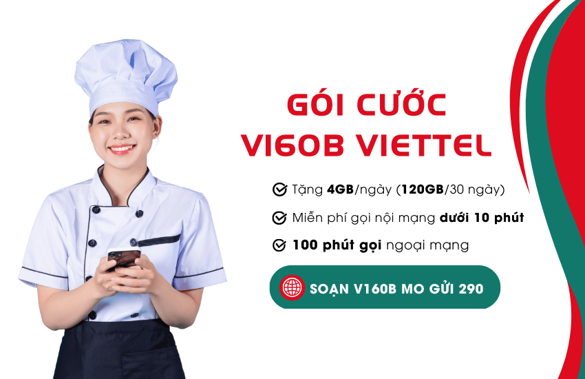 goi v160b cua viettel