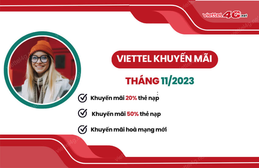 cac ngay khuyen mai nap the viettel thang 11 2023