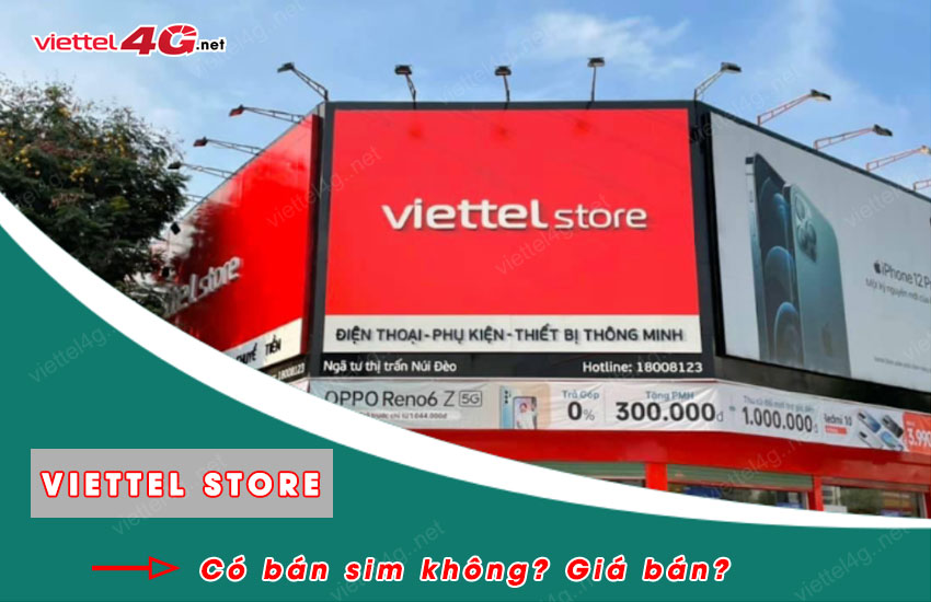 viettel store co ban sim khong